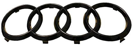 Audi Original EmblemRinge Schwarz Glänzend