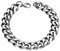 FOCALOOK Herren Armband 12mm breit Panzerkette Armband 21cm Edelstahl kubanische Gliederarmband Modeschmuck Accessoire für Valentinstag Weihnachten