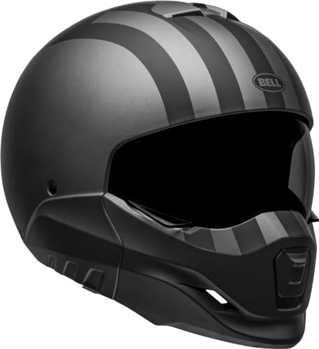 Bell Broozer Helm (Free Ride Mattgrau/Schwarz, Größe S)