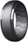 Dookeh Silikonring für Männer, Silikon-Ehering für Männer, Eheringe aus Gummi für Männer (F-Cast Iron, 8)