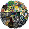 50 Stück Cartoon-Spiel-Wasserflaschen-Aufkleber, cooler wasserdichter Aufkleber für Teenager-Laptop, Kinder-Skateboard, Fahrrad, Telefon, Computer, Reiseetui (The Legend of Zelda)