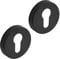 Decoranddecor Matt Black Euro Escutcheon Cover