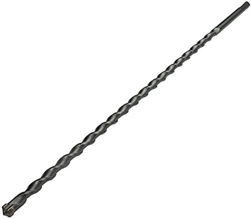 Aerzetix - C49364 - Foret à Béton SDS PLUS - Mèche pour Perçage du Béton/Brique/Pierre - pour Perceuse Electrique - Ø12mm - 460mm - Queue Cylindrique - en Acier Métal - Couleur Argent