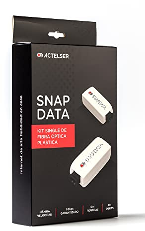 ACTELSER KIT Single Snap Data de Fibra Optica Plastica (50 Metros)