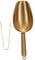 Goldene Edelstahl Eisschaufel Und Eiszange Set, 26.7cm Eisschaufel Mit Zähnen, Ideal Für EiswüRfel, SüßIgkeiten, Nüsse, Mehl, Reis, Perfekt Für Partys Und Hochzeiten