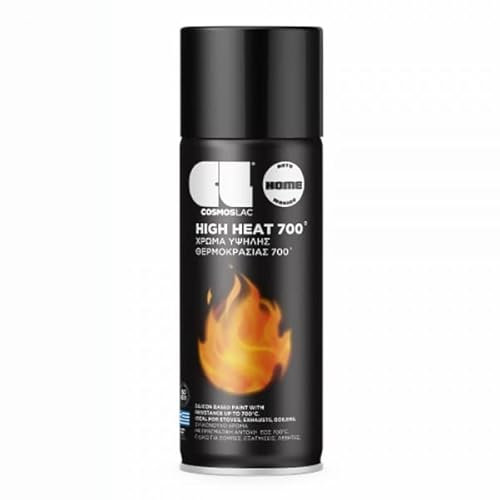 CL COSMOS LAC - SPRAY PINTURA ANTICALORICA HIGH HEAT 700 ºC 400 ML - Negro N351