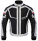 BORLENI Motorradjacke Sommer Herren Motorrad jacken Atmungsaktiver Panzerschutz Hochglanz Reflektierend Grau XL
