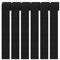 Vsosfiza 6er Set Krepppapier Schwarz kreppbänder Party Dekoration(4.5 cm x 25 m)