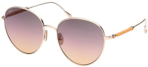 Tod's Sonnenbrillen TO0303 SHINY ROSE GOLD/GREY PINK SHADED 58/18/145 Damenbrillen