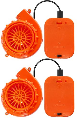 2 Pack Mini Blower Fan for Dinosaur Inflatable Costume Blow up Halloween Costume Fan Replacement