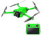 Skins4u Drohnen Aufkleber Skin Sticker Set Folierung für DJI Mavic Mini 3 Pro fluoreszierende Neon hochglanz Folie (neon grün)