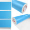 DecoMeister Klebefolien Deko-Folie Selbstklebefolie Selbstklebende Möbelfolie Einfarbig Folie für Interior Exterior Einheitliche Farbe Fertigrolle 100cm x 100cm Hellblau Blass-Blau Matt