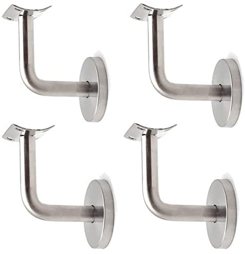 gvivej Supporto Per Corrimano, Acciaio Inox, Attacco Per Corrimano, 4 Pezzi