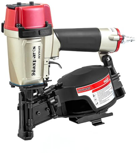 Maxparts NVH45 15 Grad Dachspule Nagler für Holzhaus Dach Gebäude 7/8 Zoll bis 1-3/4 Zoll Rundkopf Spule Nägel