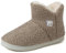 VTASQ Hausschuhe Herren Damen Hohe Plüsch Gefüttert Hausstiefel Memory Foam Winter Pantoffeln Stiefel Fell Warm Slipper rutschfest für Indoor Beige 38/39 EU