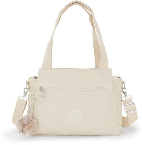 Kipling Damen Elysia Umhängetaschen, Beige Perle