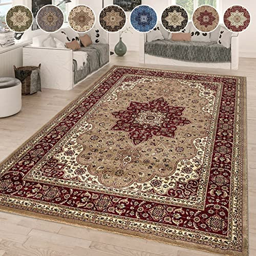 renoazul® Extra Large Rugs Living Room 280 x 380 cm - Washable Beige Rugs For Living Room - Rome Vintage Carpets For Bedrooms