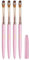 LEDSUUEI Acrylic Nail Brush Set - 4pcs【High Quality 】Kolinsky Acrylic Brush【Specially Designed for Acrylic Powder】Durable Acrylic Brush for Beginners,Nail Art Brushes for Gel Nails,Nail Art Tools