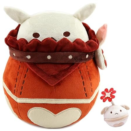 Anjinguang Klee Bomb Plüschkissen Klee Jumpy Dumpty Anime Stofffigur, Spielfigur, Plüschfigur, Wurfkissen, Kuschelkissen, Zuhause, Sofa, Dekoration, 40 cm (mit kleinem Anhänger)