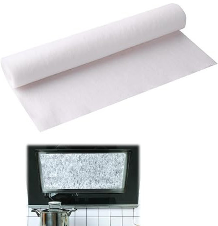 500cm x 46cm Filtro de Campana Extractora, Universal Filtros de Grasa Campana, Filtros Planos para Campana Extractora para Modelos Diversos de Campanas Extractoras de Cocina - Recortable