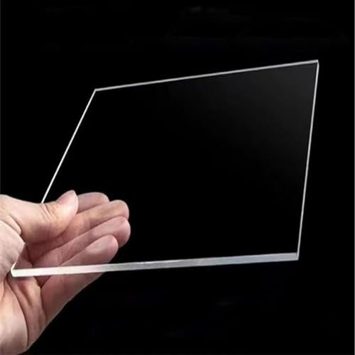 Láminas de Plástico de Policarbonato,Placa Duradera PC,Impermeable Protección UV Paneles de Techo de Transparente,Impermeable,Fácil de Cortar,para Exteriores,Invernaderos,Solarios,1mm espesor(Size:100