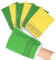cobee Lot de 6 gants de toilette exfoliants coréens de 21,1 x 13,5 cm, doux et exfoliant de style coréen, serviette de bain exfoliante pour nettoyer la peau, réduire la saleté et la graisse
