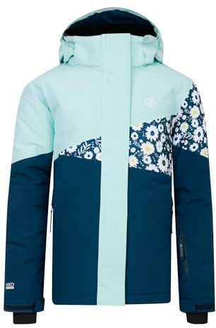 Dare 2b Unisex Kids Humouriiijacket Ski Jacket, Moonlight Denim Daisy Print, 5-6 Years EU