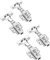 Soft Close Cabinet Hinges – Adjustable for Thick Doors (16mm-28mm) – 45°-90° Free Stop Angle, Quiet & Smooth for Kitchen & Bathroom Cabinets (Full-Cover, 4pcs)