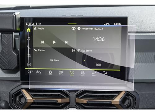 GAFAT Neuer Dacia Duster 3 2024 2025 2026 10,1 Zoll Navigation Schutzfolie, Gehärtetes Glas Displayschutzfolie für Dacia Duster iii ab 2024-10,1 Touchscreen, Stoßfest, 9H Anti-Kratzen
