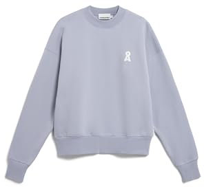 ARMEDANGELS Damen Sweatshirt aus Bio-Baumwolle Iconic Å ALIZAA Oversized Fit Misty Morning