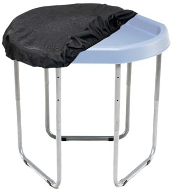 KUB Hexacle® 3 in 1- Premium Tuff Tray, Adjustable Stand & Waterproof Cover Set | Ultimate Kids Sensory Play Setup | Ideal for Sand and Water Play | 6 Colour Options (Ice Blue)