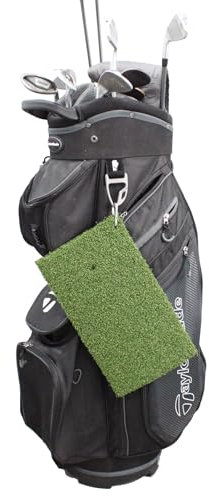 Fairway Golf Mat For Golf Bag - Clip Included - Fairway Protection - Winter Strike Mat - Non-Slip