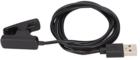 MARQ Serie Uhr Ladekabel, USB-Ladekabel für MARQ mit Kurzschluss Schutz, Schwarzes Kunststoff-Ladegerät 1m Kabel