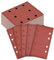BIGP Schleifpapier-Set 100 Stück (93 x 185 mm) mit Klettverschluss | 5 Körnungen 40-240 | Für Multischleifer & Schwingschleifer | Holz, Metall, Farbe | 8-Loch Staubabsaugung