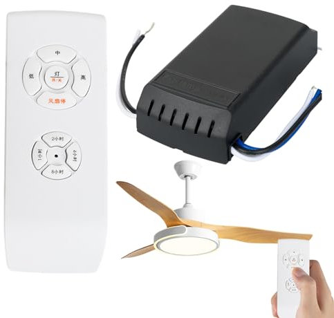 Controlador de Ventilador de Techo, Control de Control Remoto para Ventilador de Techo | Control Remoto del Ventilador de Techo | Velocidad del Ventilador de Techo, Temporizador y C