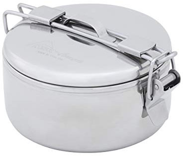 MSR Alpine Stowaway Casserole de randonnée, Acier Inoxydable