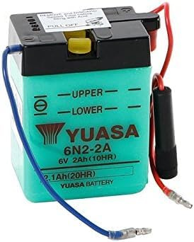YUASA Batteria 6 N2 – 2 a batterie (prezzo incluso EUR 7,50 pfand)