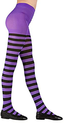 W WIDMANN MILANO Party Fashion - Strumpfhose für Kinder, 70 DEN, Zubehör für Hexen-, Marienkäfer-, Bienen-, Elfenkostüme uvm.