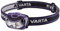 Varta 2 x1 Watt LED Linterna Frontal en plástico ABS y Goma, 18630 m, Morado, Negro