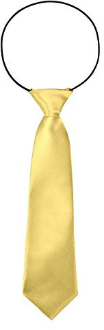 BomGuard Cravatta da Bambini, 7 cm di larghezza, per matrimonio/ cresima/ battesimo, disponibile in diversi colori helles Gold taglia unica