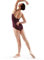 Bloch Dance Damen Nejor Microlux Camisole Trikot, Burgunderrot, Größe S