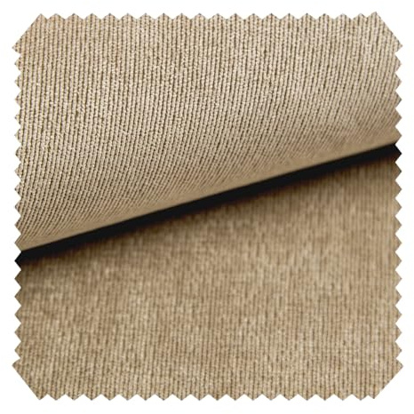 novely® ISSUM - Samtweicher Chenille-Möbelstoff - Sehr Robuster Polsterstoff - Pflegeleichte Meterware 1lfm | Farbe: 03 Beige