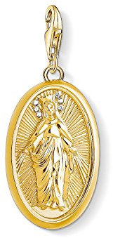 Thomas Sabo Damen Charm-Anhänger Madonna Charm Club 925 Sterling Silber 1708-414-39
