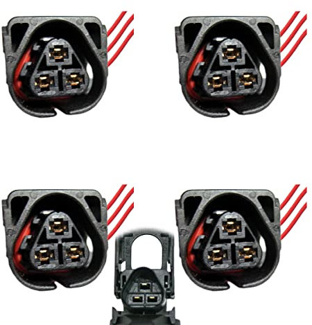 KFZ Ersatz Stecker – Zündspule Benziner – BOS BW 3-pole (4 x FEMALE) mit Kabel