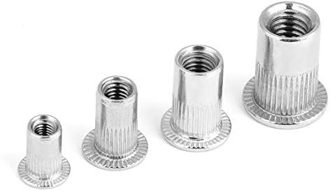 200 stücke 304 Edelstahl Blindnietmuttern Set Gewindeeinsatz Sortiment Kit M3 M4 M5 M6