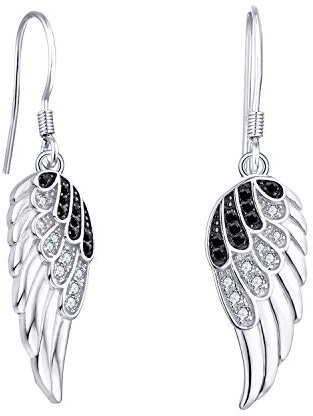 Starchenie 925 Silber Engelsflügel Ohrringe Engel Flügel Geschenk für Damen