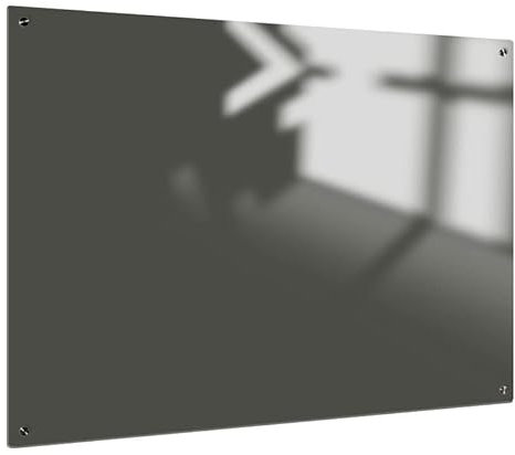 Whiteboard Glas Solid Grau Magnetisch 45x60 cm | Sam Creative Whiteboard | Design Whiteboard aus Glas