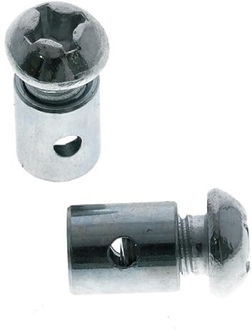 2X Schraubnippel Klemm-Nippel Notnippel 8x10 mm für Bowdenzug Seilzug Kupplungszug Bremszug