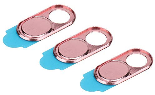 ciciglow Webcam-Abdeckung, 0,7 mm Ultradünne Metall-Kameraabdeckung Fingerbewegung Offen oder geschlossen Schützen Sie Ihre Sicherheit (Rosa)