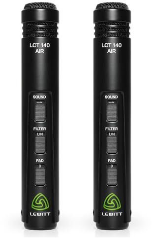 Lewitt Instrument Condenser Microphone, Black (AMS-LCT-140-AIR-MP)